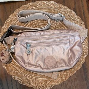 Kipling Metallic Rose Gold